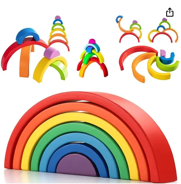 Rainbow Stacker 7 pieces
