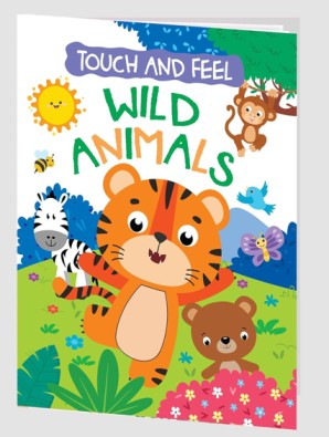 Touch and feel wild animals book